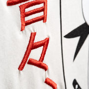 Ninja Polar Bear Oversized Graphic T-Shirt - Off White T-Shirts Eight-X   