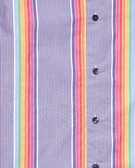Rainbow Road Button Down Shirt Button Down Shirts Eight-X   
