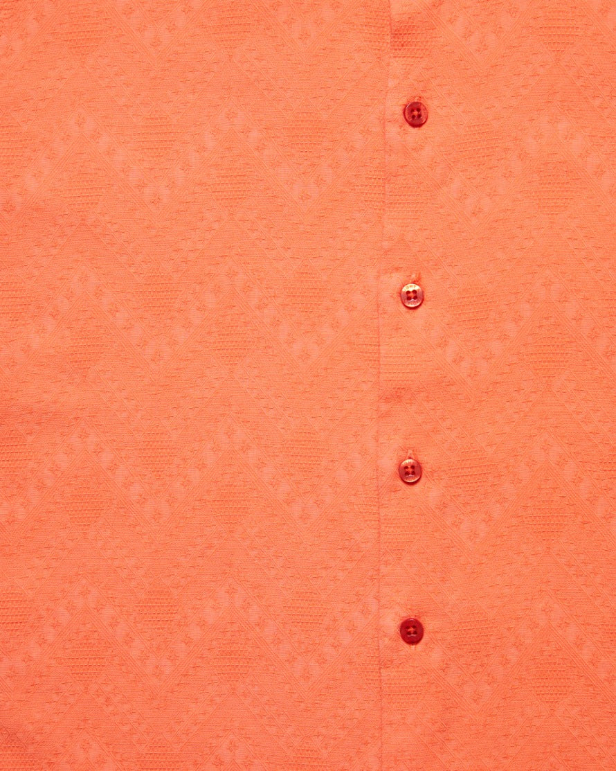 Sorbet Jacquard Button Down Shirt Button Down Shirts Eight-X   