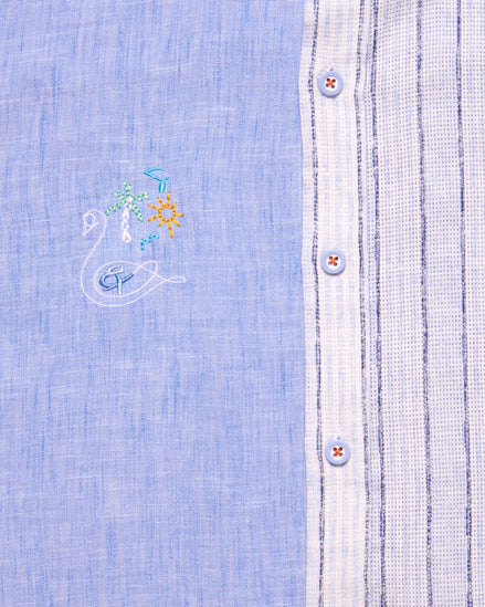 Day In The Water Short Sleeve Button Down Shirt Button Down Shirts Eight-X   