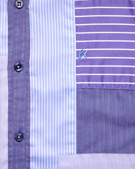 Blue Channel Button Down Shirt Button Down Shirts Eight-X   