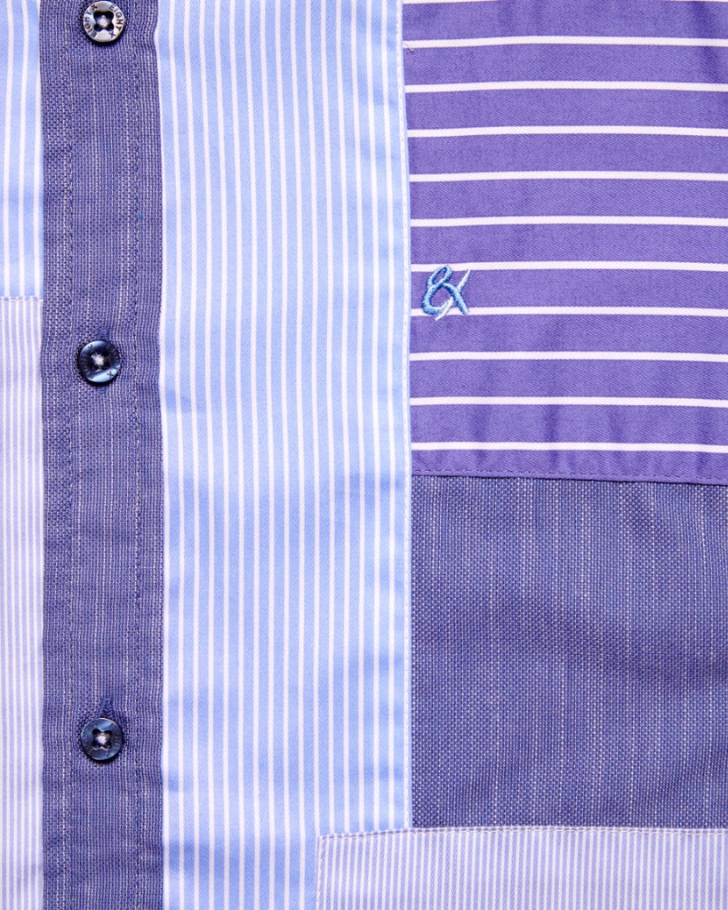 Blue Channel Button Down Shirt Button Down Shirts Eight-X   