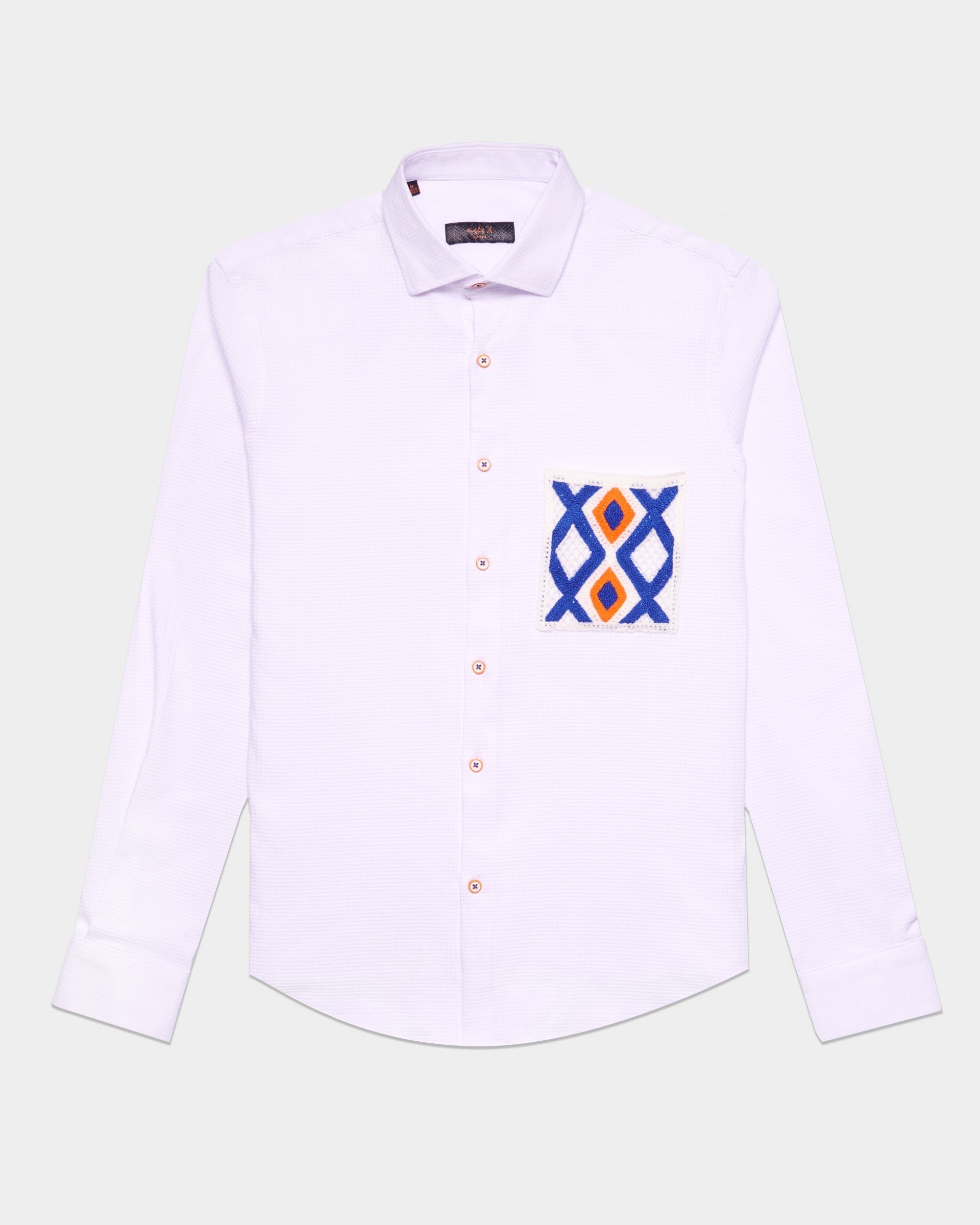 Knit Pocket Button Down Shirt Button Down Shirts Eight-X   
