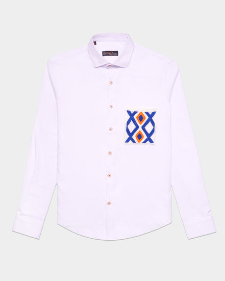 Knit Pocket Button Down Shirt Button Down Shirts Eight-X   