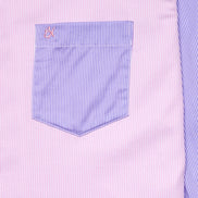 Pink + Blue Striped Button Down Shirt Button Down Shirts Eight-X   
