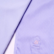 Pink + Blue Striped Button Down Shirt Button Down Shirts Eight-X   