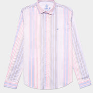 Dad's Striped Button Down Shirt Button Down Shirts Eight-X BLUE S 