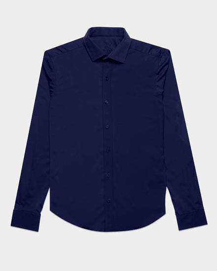Ultra Stretch Button Down Shirt - Navy Button Down Shirts Eight-X NAVY S 