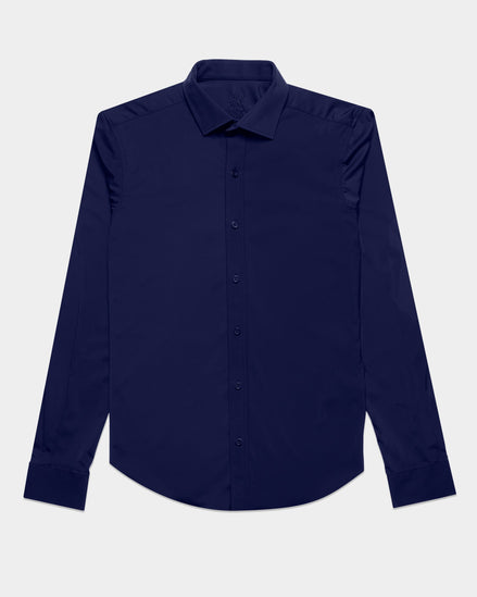 Ultra Stretch Button Down Shirt - Navy Button Down Shirts Eight-X NAVY S 