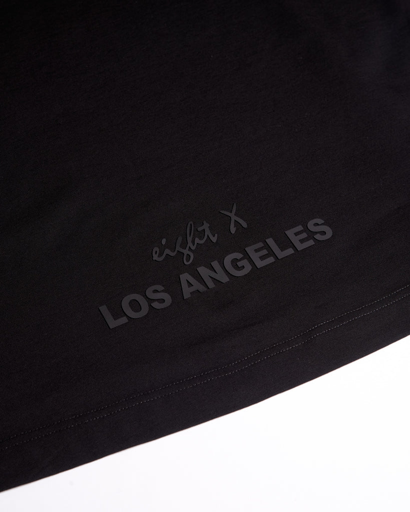 Oversized Crew Neck T-Shirt V2 - Black T-Shirts Eight-X   