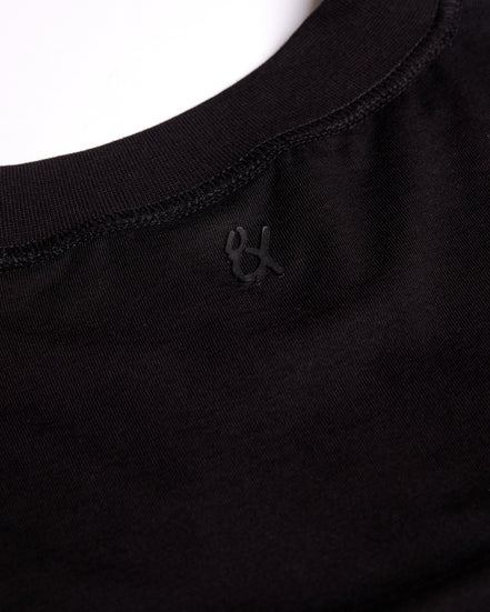 Oversized Crew Neck T-Shirt V2 - Black T-Shirts Eight-X   