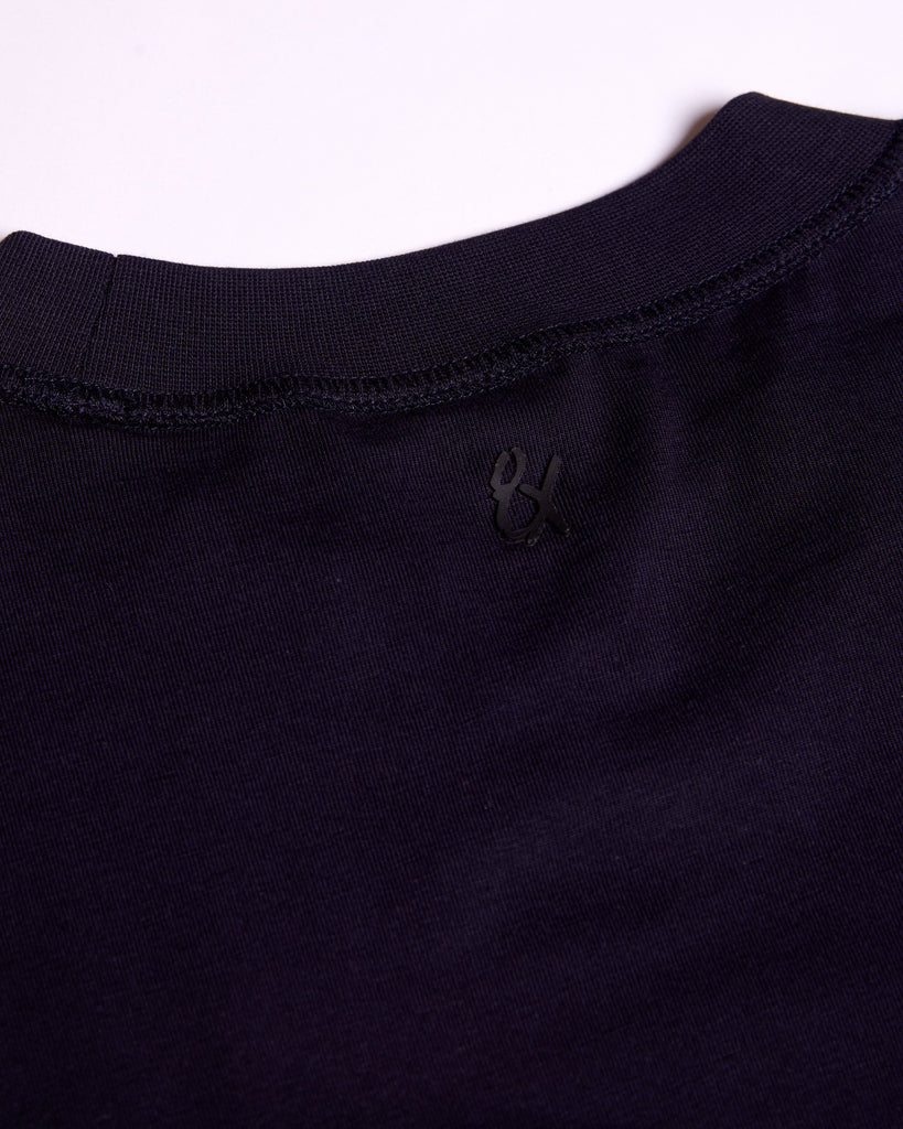 Oversized Crew Neck T-Shirt V2 - Navy T-Shirts Eight-X   
