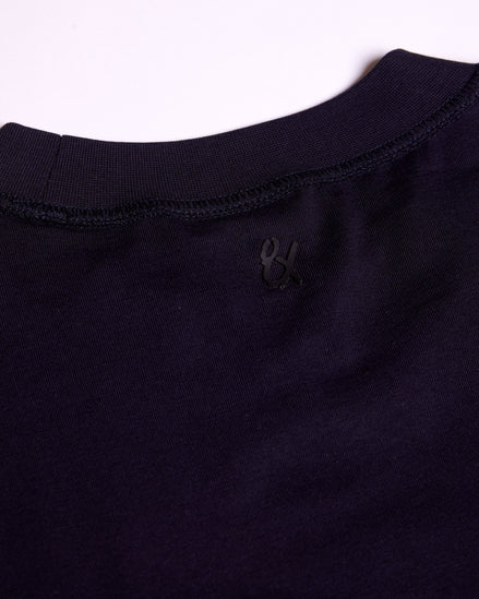 Oversized Crew Neck T-Shirt V2 - Navy T-Shirts Eight-X   