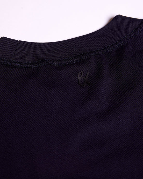 Oversized Crew Neck T-Shirt V2 - Navy T-Shirts Eight-X   