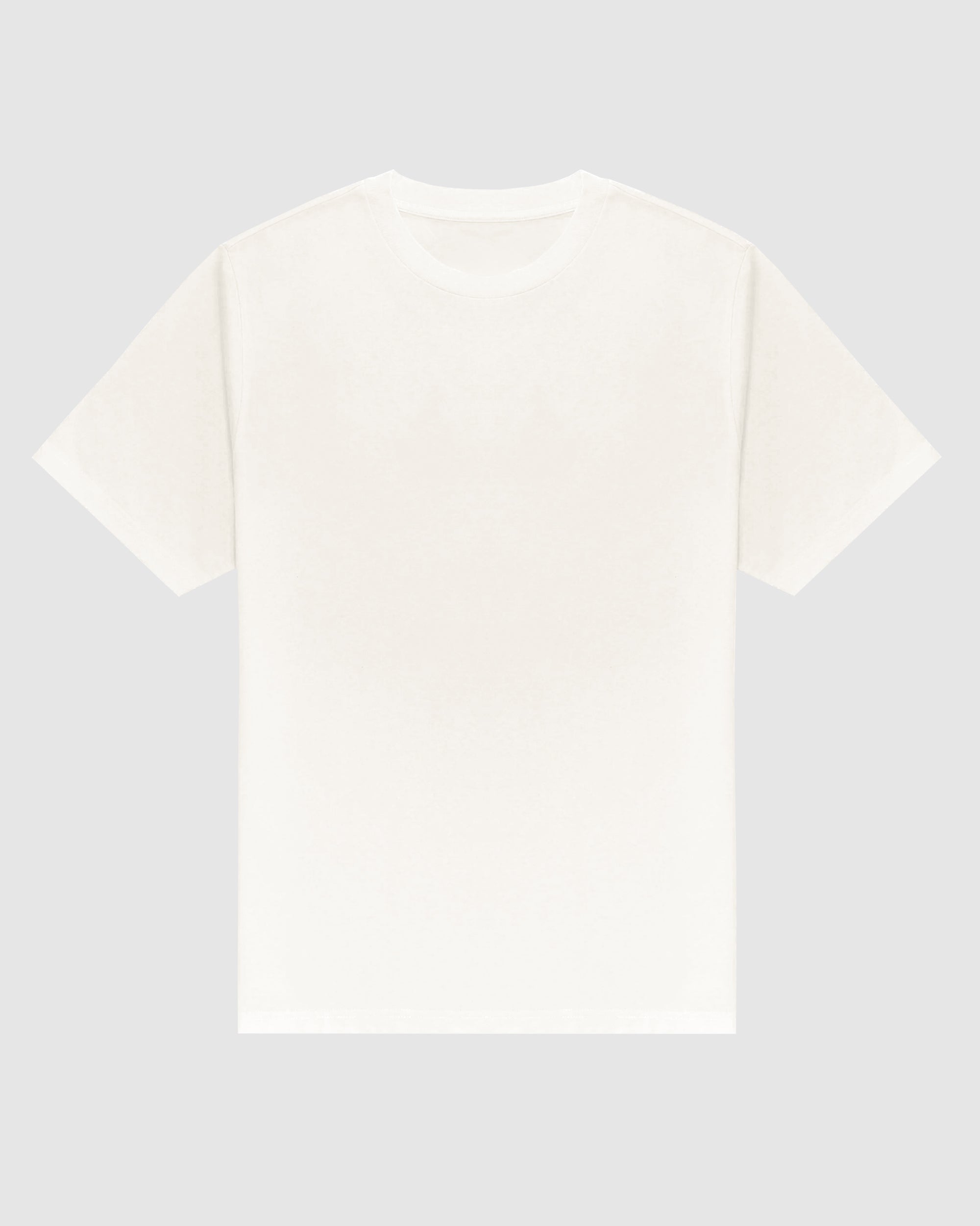 Oversized Crew Neck T-Shirt V2 - Off White T-Shirts Eight-X OFF WHITE S