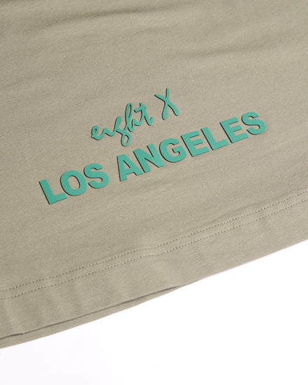 Oversized Crew Neck T-Shirt V2 - Sage Green T-Shirts Eight-X   