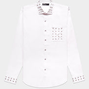 Jaws Artisan Edition Button Down Dress Shirt Button Down Shirts Eight-X WHITE S
