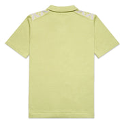 Diamond Weave Knit Polo Shirt - Green Button Down Shirts Eight-X