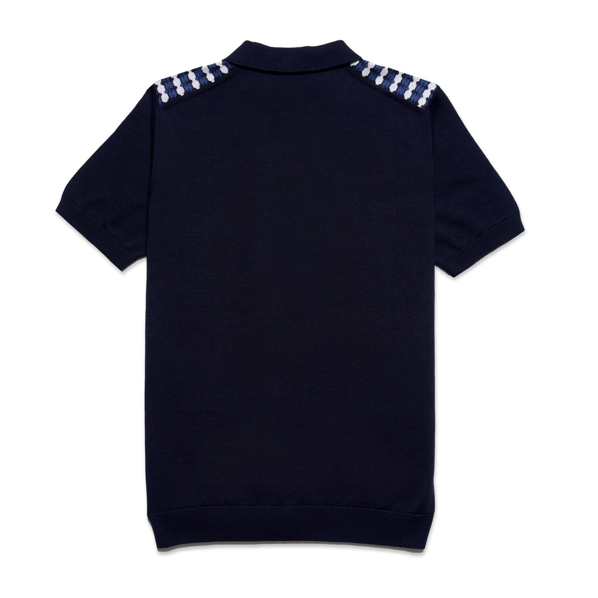 Midnight Mosaic Knit Polo Shirt Button Down Shirts Eight-X