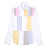 Patchwork Harmony Button Up Shirt Button Down Shirts Eight-X WHITE S