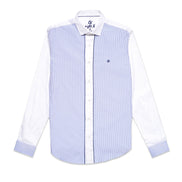 The Executive Stripe Button Up Shirt Button Down Shirts Eight-X WHITE S