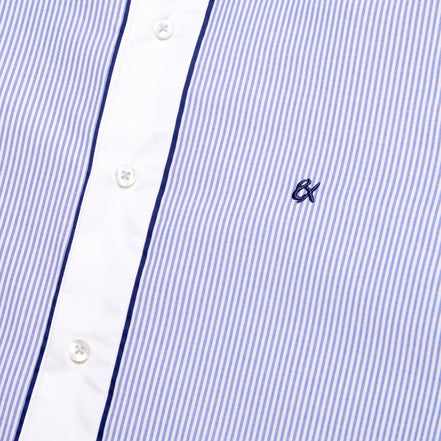 The Executive Stripe Button Up Shirt Button Down Shirts Eight-X