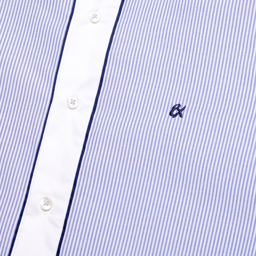 The Executive Stripe Button Up Shirt Button Down Shirts Eight-X