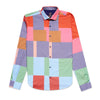 Checkered Overlay Button Up Shirt Button Down Shirts Eight-X MULTI S
