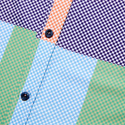 Checkered Overlay Button Up Shirt Button Down Shirts Eight-X