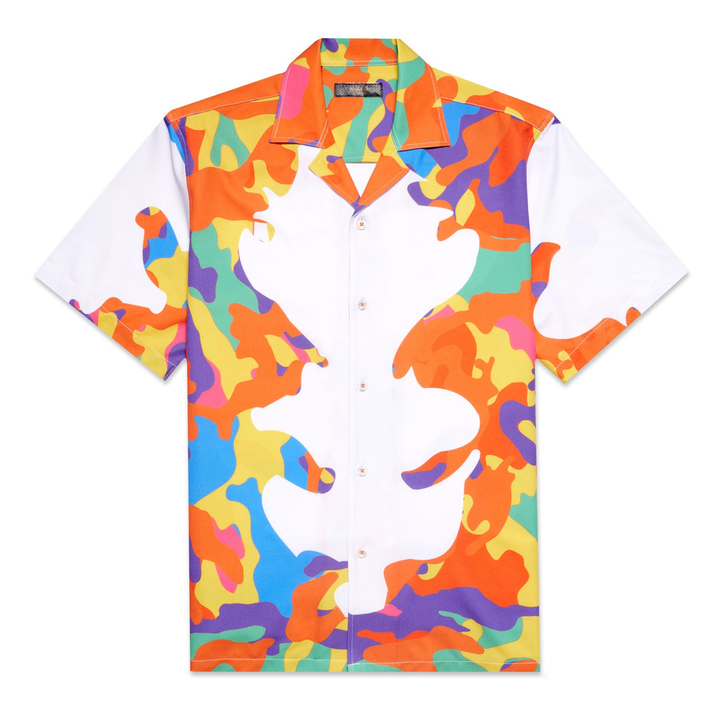 Rorschach Short Sleeve Button Up Shirt Short Sleeve Shirts Eight-X MULTI S