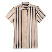 Sahara Short Sleeve Button Up Shirt Short Sleeve Shirts Eight-X BEIGE S