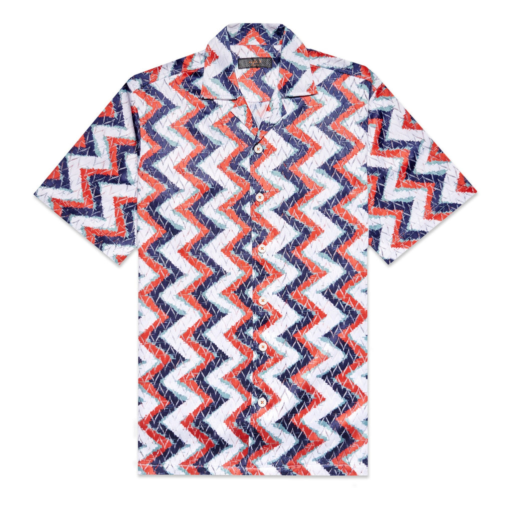 All Directions Short Sleeve Button Up Shirt Short Sleeve Shirts Eight-X MULTI S