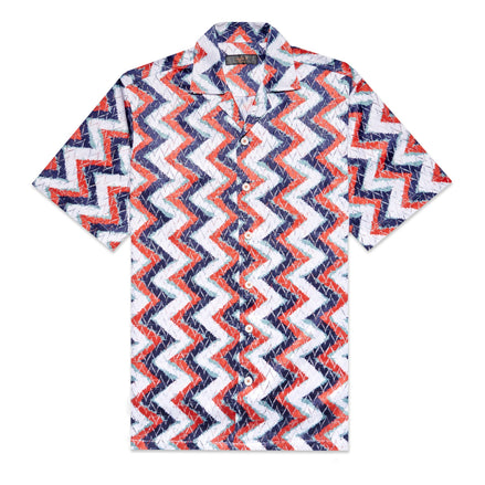 All Directions Short Sleeve Button Up Shirt Short Sleeve Shirts Eight-X MULTI S