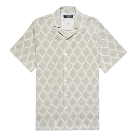 On The Fence Short Sleeve Shirt + Shorts Matching Set Sets Eight-X GREEN S