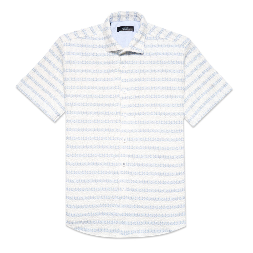 Pacific Coast Short Sleeve Shirt + Shorts Matching Set Sets Eight-X LIGHT BLUE S
