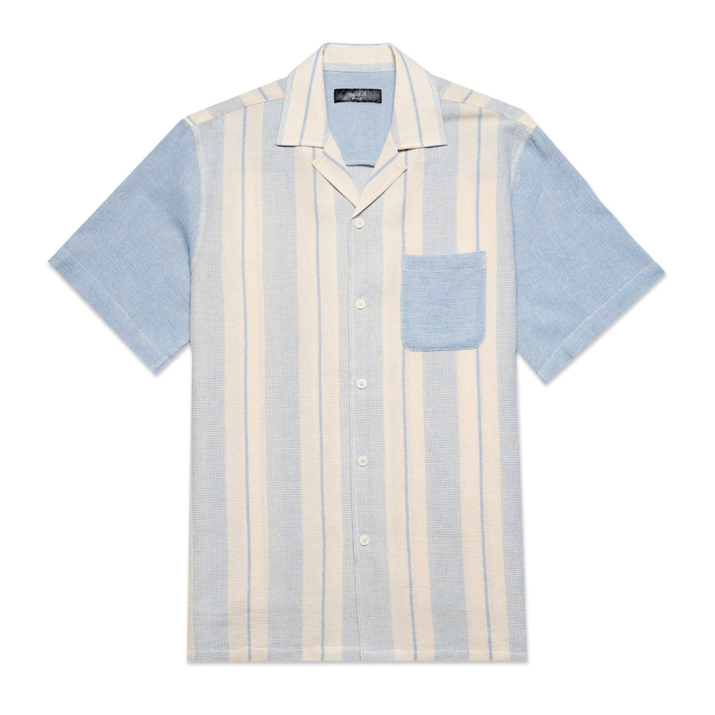 The Cookout Short Sleeve Shirt + Shorts Matching Set Sets Eight-X LIGHT BLUE S