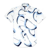 Sleek and Sharp Short Sleeve Shirt + Shorts Matching Set Sets Eight-X WHITE S
