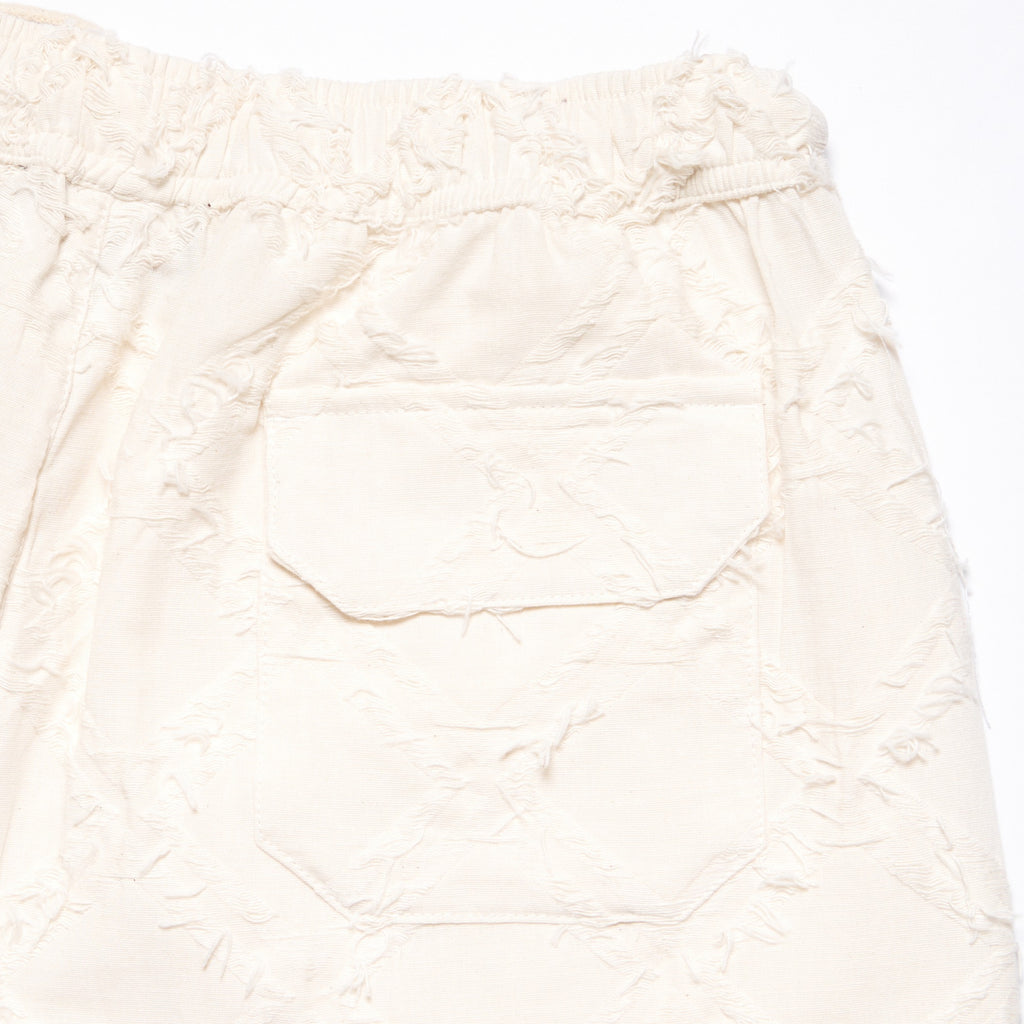 Tufted Technique Short Sleeve Shirt + Shorts Matching Set Sets Eight-X