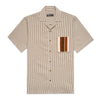 Keep You In My Pocket Short Sleeve Shirt + Shorts Matching Set Sets Eight-X BEIGE S