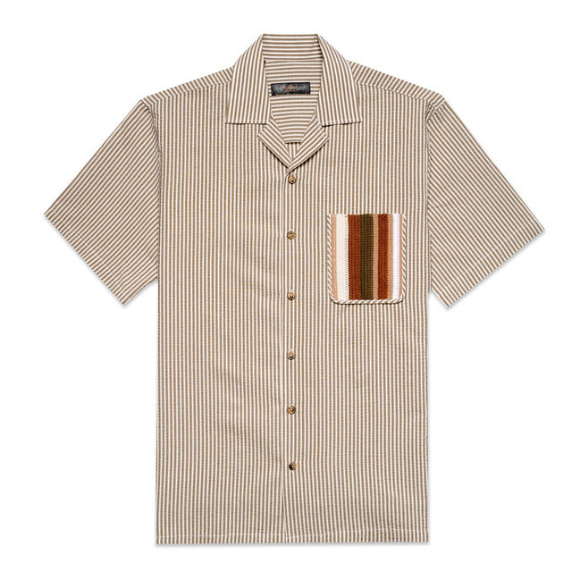 Keep You In My Pocket Short Sleeve Shirt + Shorts Matching Set Sets Eight-X BEIGE S