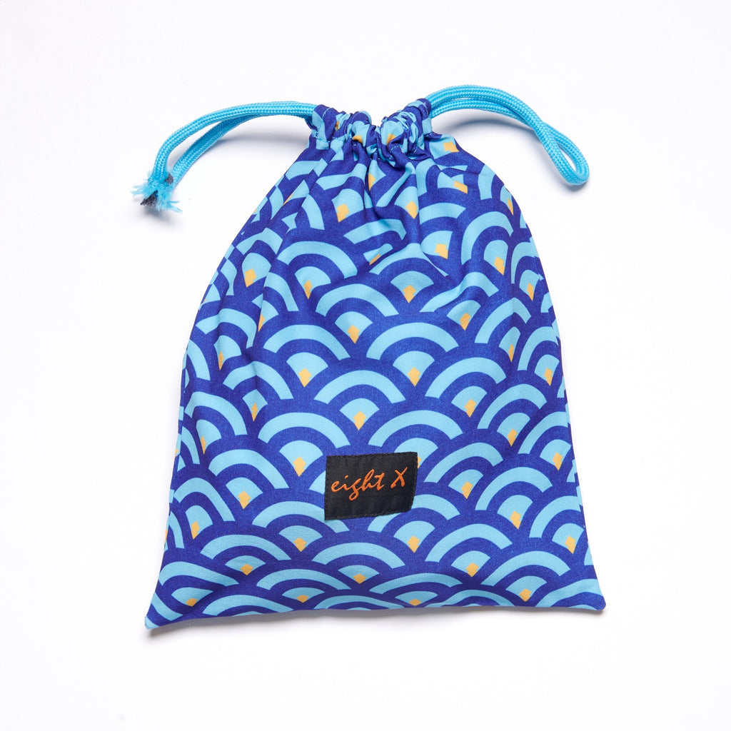 Blue Scale Swim Trunks Swim Wear Eight-X