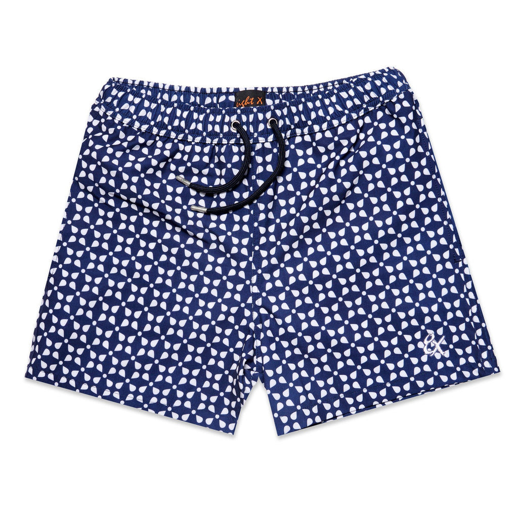 Mosaic Drift Swim Trunks Swim Wear Eight-X NAVY S