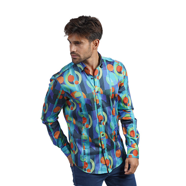 Cosmic Funk PM Edition Button Down Shirt Short Sleeve Shirts Eight-X