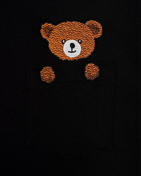 Little Friend Graphic T-Shirt - Black T-Shirts Eight-X