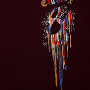 Contents Under Pressure Graphic T-Shirt - Burgundy T-Shirts Eight-X