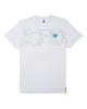 Arrangement Graphic T-Shirt - White T-Shirts Eight-X