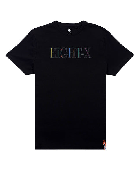 Color Hues Graphic T-Shirt - Black T-Shirts Eight-X BLACK S