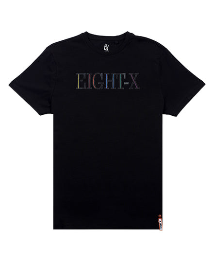 Color Hues Graphic T-Shirt - Black T-Shirts Eight-X BLACK S