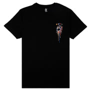 Contents Under Pressure Graphic T-Shirt - Black T-Shirts Eight-X