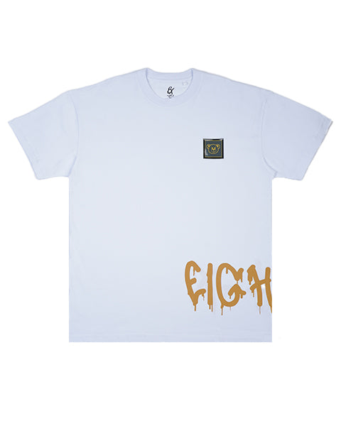 Bear Tag Graphic T-Shirt - White T-Shirts Eight-X